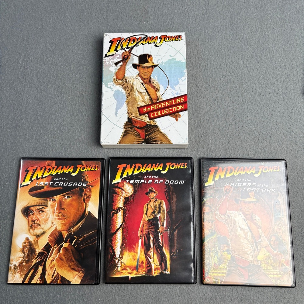 Indiana Jones DVD Bundle The Adventure Collection & Kingdom of the Crystal Skull